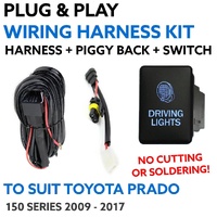 Toyota Prado 150 Series 2009-2017 Plug & Play Driving Light Wiring Harness
