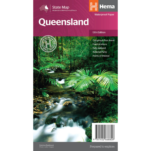 HEMA Queensland State Map (13th Edition)