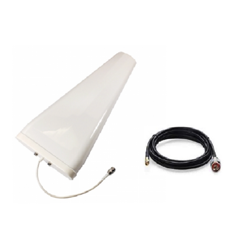 Xtreme Antennas Wideband LPDA for Cel Fi Go 698-2600 MHz 10/11 dBi 3G/4G Antenna + 10m LMR240 cable