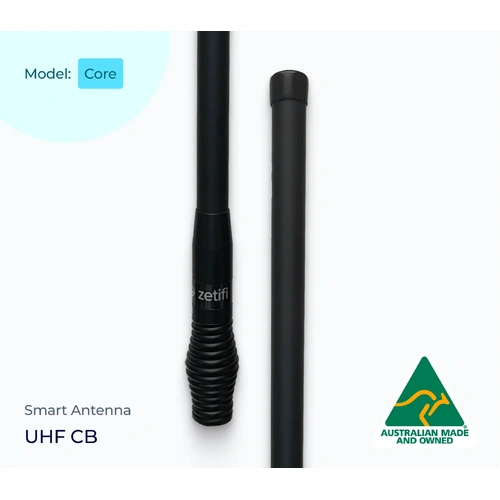 Zetifi Smart Antenna (Core) 3dBi UHF CB 500mm Matte Black