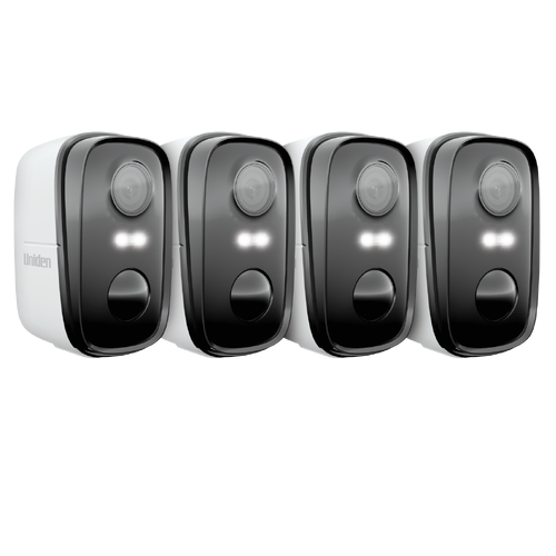 Uniden APPCAMSOLOX2K-2 100% Wirefree 2K Super HD Spotlight Camera in 1  Twin Pack