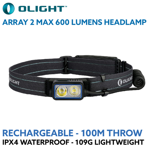 Array 2 Max 600 Lumens Headlamp