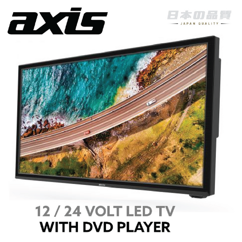 AXIS 19" 12 / 24 Volt HD TV for Caravan With DVD, PVR & Bluetooth