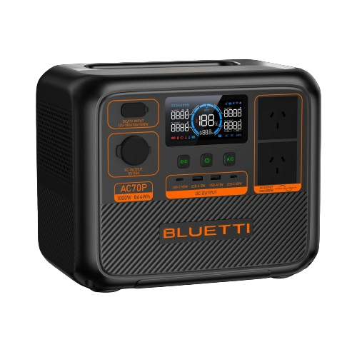 BLUETTI AC70P Portable Power Station | 1000W 864Wh