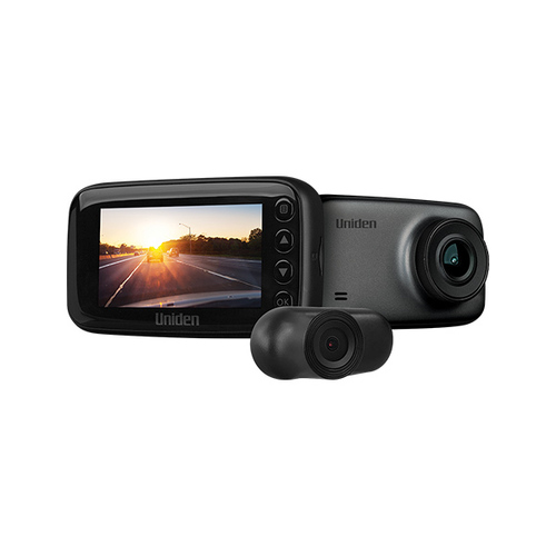 Uniden CAM70R - 2.7K Dual Camera DASH CAM w/GPS, WIFI & 32GB SD CARD