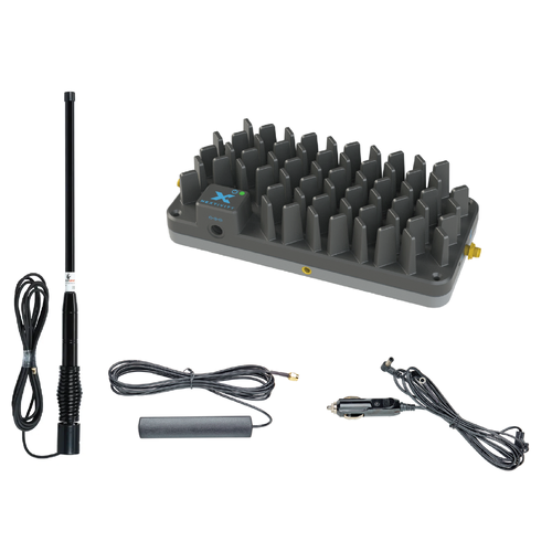 Cel-Fi GO Roam R41 3G/4G/5G Mobile Signal Repeater  with Blackhawk Trucker Compact Antenna 68cm