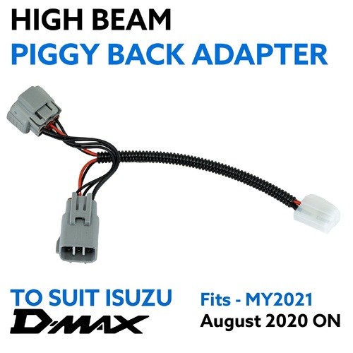 Isuzu D-Max Dmax RG MY21 August 2020 ON XTerrain High Beam Piggy Back Adapter