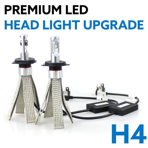 H7 Motorcycle Hi/Low Beam LED Headlight Bulb Globe Upgrade Kit 5700K w/ Canbus