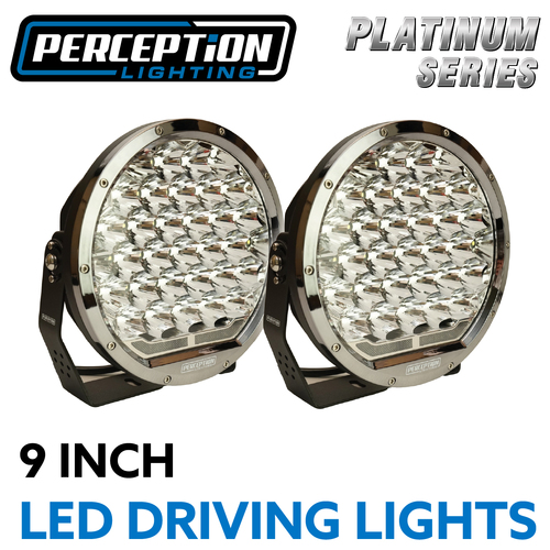 Platinum Series 9" LED Driving Lights w/DRL (Pair)