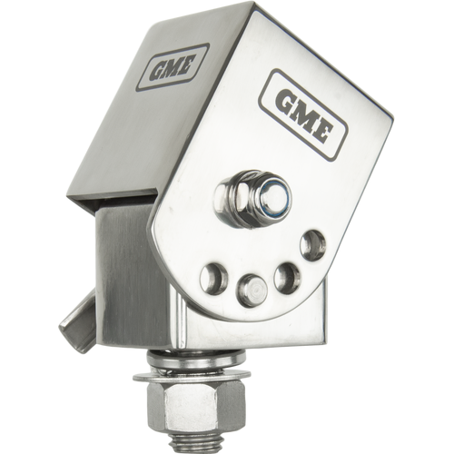 GME MB042 Fold-Down Antenna Mounting Bracket - Stainless Steel