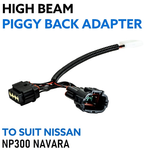 High Beam Piggy Back Adapter for Nissan Navara NP300 D23