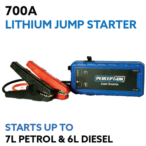700A Lithium Jump Starter Up to 7L Petrol & 6L Diesel