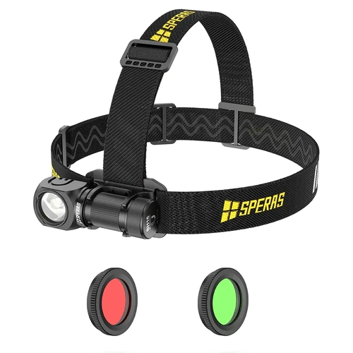 SH16 Tactical Right-Angle Headlamp | 1650lm 355m Throw