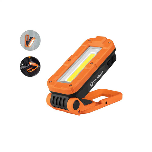Olight Swivel Pro 1100 Lumen Magnetic Work Task Light Orange