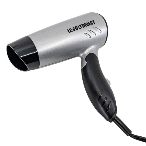 12 Volt Direct Hair Dryer with Cigarette Lighter Plug 150 Watts