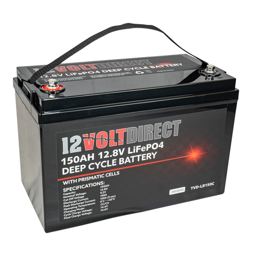 150Ah 12.8V Lithium LiFePO4 Compact Deep Cycle Battery