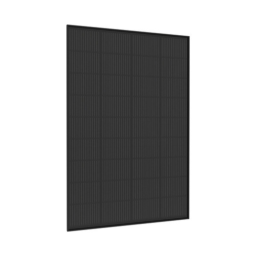 12 Volt Direct 130W Low Profile Monocrystalline Solar Panel Black Frame 1000 x 670 x 17mm