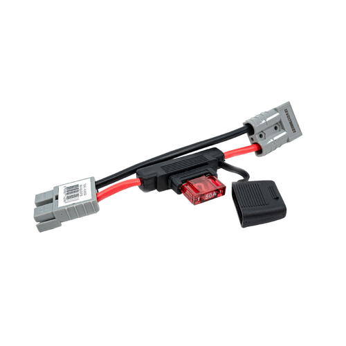 Inline 50 AMP Maxi Blade Fuse Holder with Anderson Style Plugs 