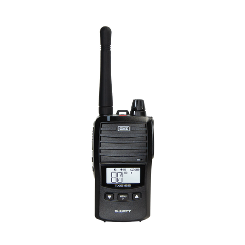 GME TX6165 5/1 Watt UHF CB Handheld Radio (Black)