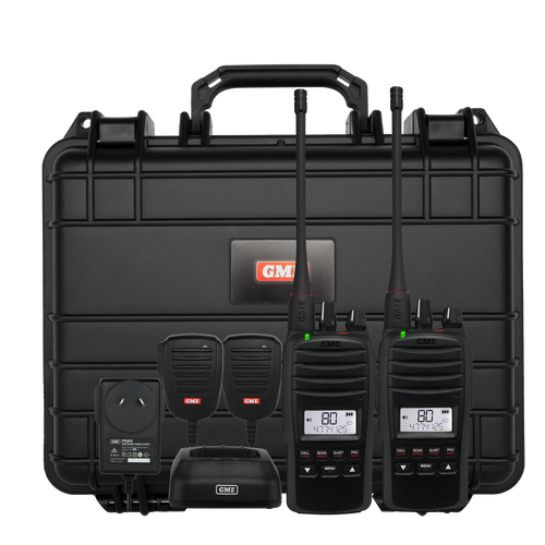 GME TX6600STP 5 Watt UHF CB Handheld Radio  Twin Pack