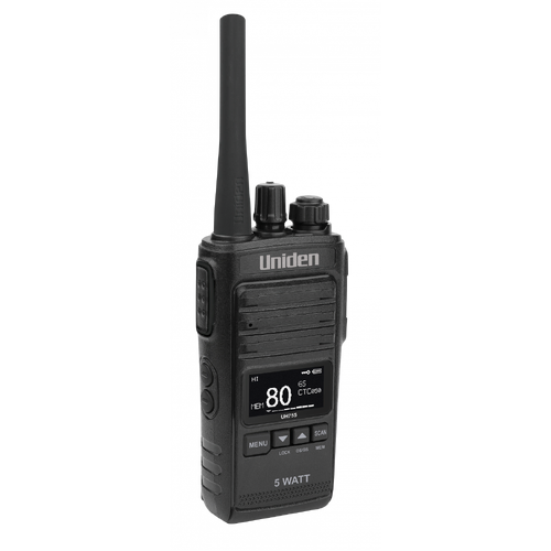 Uniden UH755 5 Watt UHF CB Splashproof Handheld Radio