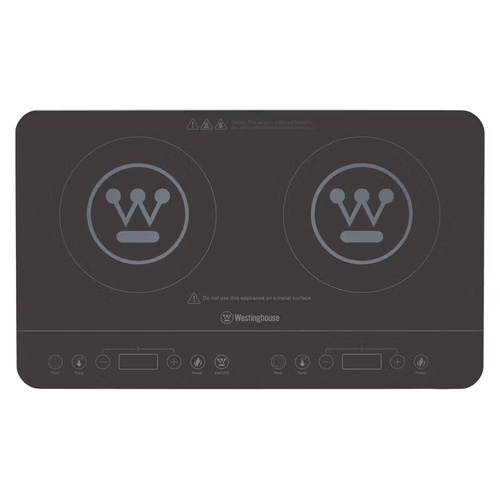 Westinghouse Induction Cooktop - Black, Double, 2400W